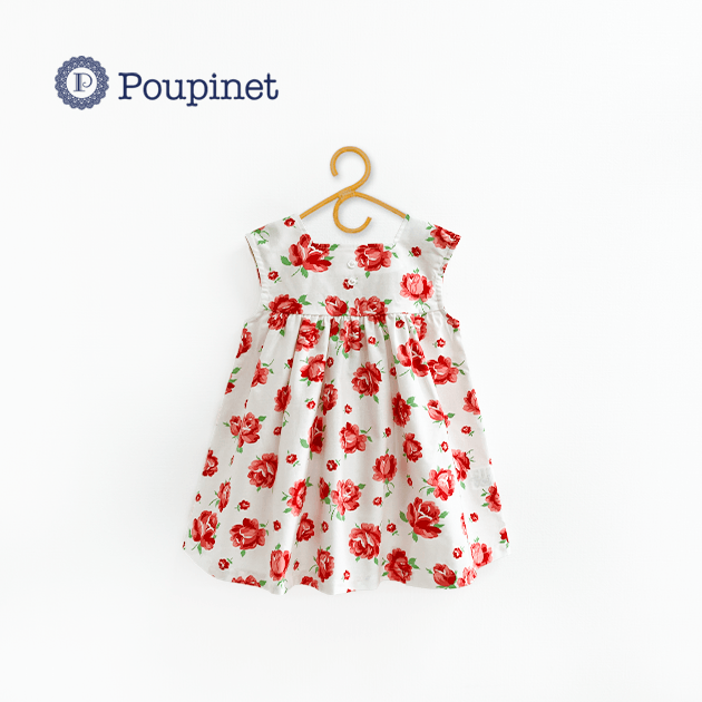 Poupinet　ワンピース花バラ